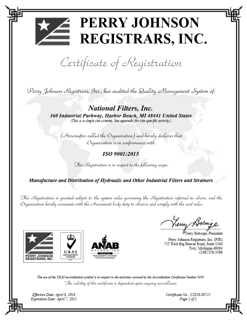 iso certificate